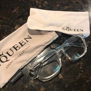 GQUEEN blue light clear glasses